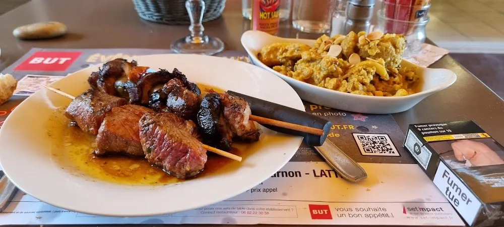 2 Brochettes Poulet Et Boeuf